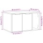 Mueble arenero para gatos madera ingeniería marrón 80x50x45 cm von , Katzenmöbel - Ref: Foro24-857739, Preis: 81,18 €, Rabatt: %