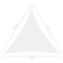 Dreieckige Segelmarkise Oxford Stoff weiß 4,5x4,5x4,5 m von vidaXL, Sonnenschirme - Ref: Foro24-135288, Preis: 31,68 €, Rabat...