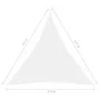 Triangular white Oxford fabric sail shade 4.5x4.5x4.5 m by vidaXL, Umbrellas - Ref: Foro24-135288, Price: 38,05 €, Discount: %