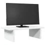 Soporte de monitor cajones madera ingeniería blanco 50x27x15 cm by , Computer bases and risers - Ref: Foro24-854697, Price: 2...