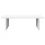 Soporte de monitor cajones madera ingeniería blanco 50x27x15 cm by , Computer bases and risers - Ref: Foro24-854697, Price: 2...