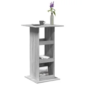 Mesa alta bar con almacenaje madera gris Sonoma 60x60x102 cm von , Küchen- und Esstische - Ref: Foro24-854333, Preis: 70,65 €...