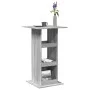 Mesa alta bar con almacenaje madera gris Sonoma 60x60x102 cm by , Kitchen and dining tables - Ref: Foro24-854333, Price: 70,6...