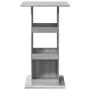 Mesa alta bar con almacenaje madera gris Sonoma 60x60x102 cm by , Kitchen and dining tables - Ref: Foro24-854333, Price: 70,6...