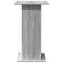 Mesa alta bar con almacenaje madera gris Sonoma 60x60x102 cm by , Kitchen and dining tables - Ref: Foro24-854333, Price: 70,6...