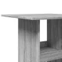 Mesa alta bar con almacenaje madera gris Sonoma 60x60x102 cm by , Kitchen and dining tables - Ref: Foro24-854333, Price: 70,6...