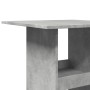 Mesa alta bar con almacenaje madera gris hormigón 60x60x102 cm by , Kitchen and dining tables - Ref: Foro24-854331, Price: 72...
