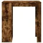 Mesa alta bar con estantes roble ahumado 102x50x103,5 cm von , Küchen- und Esstische - Ref: Foro24-854359, Preis: 79,34 €, Ra...