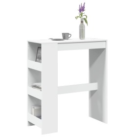 Mesa alta con estantes madera ingeniería 90x40x103,5 cm von , Küchen- und Esstische - Ref: Foro24-854373, Preis: 88,43 €, Rab...