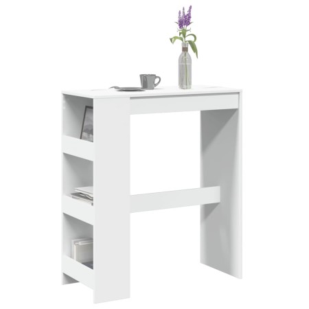 Mesa alta con estantes madera ingeniería 90x40x103,5 cm von , Küchen- und Esstische - Ref: Foro24-854373, Preis: 88,43 €, Rab...