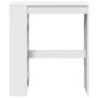 Mesa alta con estantes madera ingeniería 90x40x103,5 cm de , Mesas de cocina y de comedor - Ref: Foro24-854373, Precio: 86,66...