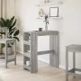 Hoher Bartisch mit Regalen aus Sonoma-Grau-Holz 90x47,5x103,5 cm. von , Küchen- und Esstische - Ref: Foro24-854378, Preis: 78...
