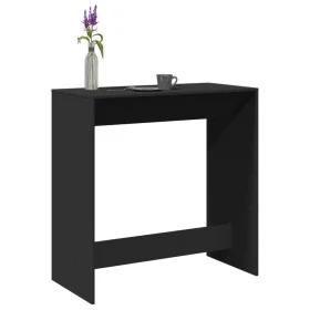 Mesa alta de bar madera ingeniería negra 102x50x103,5 cm by , Kitchen and dining tables - Ref: Foro24-854428, Price: 86,81 €,...