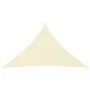 Cream Oxford fabric triangular sail awning 3.5x3.5x4.9 m by vidaXL, Umbrellas - Ref: Foro24-135230, Price: 32,05 €, Discount: %