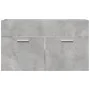 Waschbeckenunterschrank aus grauer Beton-Sperrholzplatte, 80x38,5x46 cm. von , Badezimmermöbel - Ref: Foro24-856210, Preis: 4...