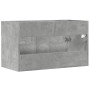 Waschbeckenunterschrank aus grauer Beton-Sperrholzplatte, 80x38,5x46 cm. von , Badezimmermöbel - Ref: Foro24-856210, Preis: 4...