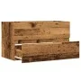 Wandschrank für Badezimmer aus gealtertem Ingenieurholz, 80x38,5x45cm. von , Badezimmermöbel - Ref: Foro24-856246, Preis: 64,...
