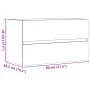 Wandschrank für Badezimmer aus gealtertem Ingenieurholz, 80x38,5x45cm. von , Badezimmermöbel - Ref: Foro24-856246, Preis: 64,...
