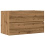 Mueble de lavabo madera ingeniería roble artisian 90x38,5x45 cm by , Bathroom furniture - Ref: Foro24-856250, Price: 78,53 €,...