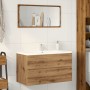 Mueble de lavabo madera ingeniería roble artisian 90x38,5x45 cm by , Bathroom furniture - Ref: Foro24-856250, Price: 78,53 €,...