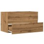 Mueble de lavabo madera ingeniería roble artisian 90x38,5x45 cm by , Bathroom furniture - Ref: Foro24-856250, Price: 78,53 €,...