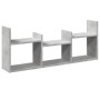 Wandregal aus grauem Beton-Ingenieurholz, 100x18x40 cm. von , Regale und Regale - Ref: Foro24-854799, Preis: 26,55 €, Rabatt: %