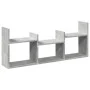 Wandregal aus grauem Beton-Ingenieurholz, 100x18x40 cm. von , Regale und Regale - Ref: Foro24-854799, Preis: 26,20 €, Rabatt: %