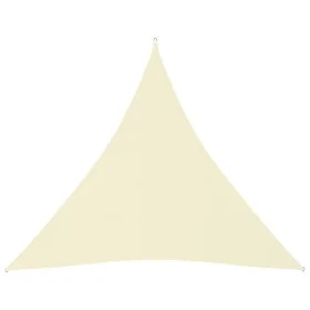 Triangular sail awning Oxford fabric cream color 6x6x6 m by vidaXL, Umbrellas - Ref: Foro24-135240, Price: 49,05 €, Discount: %