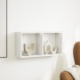 Armario de pared madera de ingeniería blanco 60x16x30 cm by , Shelves and shelves - Ref: Foro24-854877, Price: 21,95 €, Disco...