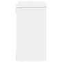 Wandschrank aus weißem Ingenieurholz 60x16x30 cm von , Regale und Regale - Ref: Foro24-854877, Preis: 21,62 €, Rabatt: %