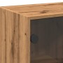 Hoher Schrank mit Eichenholztüren Artisian 68x37x142 cm. von , Sideboards - Ref: Foro24-3318723, Preis: 172,24 €, Rabatt: %