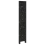 Biombo separador de 5 paneles madera maciza Paulownia negro de , Divisores de ambientes - Ref: Foro24-358760, Precio: 163,83 ...