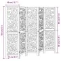Biombo separador de 5 paneles madera maciza Paulownia negro by , Room dividers - Ref: Foro24-358757, Price: 123,48 €, Discoun...