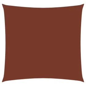 Terracotta Oxford fabric square sail awning 6x6 m by vidaXL, Umbrellas - Ref: Foro24-135362, Price: 103,73 €, Discount: %