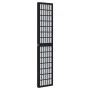Biombo separador de 4 paneles madera maciza Paulownia negro de , Divisores de ambientes - Ref: Foro24-358769, Precio: 105,89 ...