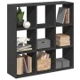 Librería divisora madera de ingeniería negra 102x29x103,5 cm by , Bookcases and shelves - Ref: Foro24-858040, Price: 80,42 €,...