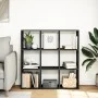 Librería divisora madera de ingeniería negra 102x29x103,5 cm by , Bookcases and shelves - Ref: Foro24-858040, Price: 80,42 €,...