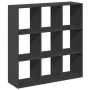 Librería divisora madera de ingeniería negra 102x29x103,5 cm by , Bookcases and shelves - Ref: Foro24-858040, Price: 80,42 €,...