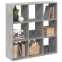 Librería divisora madera gris hormigón 102x29x103,5 cm by , Bookcases and shelves - Ref: Foro24-858042, Price: 76,35 €, Disco...