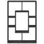 Estantería de madera de ingeniería negra 63x20x90 cm by , Bookcases and shelves - Ref: Foro24-858139, Price: 45,87 €, Discoun...