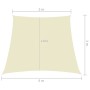 Trapezförmiges Sonnensegel aus cremefarbenem Oxford-Gewebe 2/4x3 m von vidaXL, Sonnenschirme - Ref: Foro24-135241, Preis: 29,...