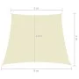 Trapezoidal cream-colored Oxford fabric sail shade 2/4x3 m by vidaXL, Umbrellas - Ref: Foro24-135241, Price: 21,56 €, Discoun...