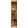 Librería divisora 3 niveles madera envejecida 70x24x97 cm by , Bookcases and shelves - Ref: Foro24-858118, Price: 42,05 €, Di...