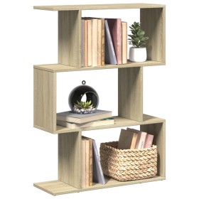 Librería divisora 3 niveles madera roble Sonoma 70x24x97 cm von , Bücherregale und Regale - Ref: Foro24-858113, Preis: 42,17 ...