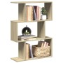 Librería divisora 3 niveles madera roble Sonoma 70x24x97 cm von , Bücherregale und Regale - Ref: Foro24-858113, Preis: 42,17 ...