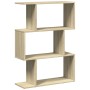 Librería divisora 3 niveles madera roble Sonoma 70x24x97 cm von , Bücherregale und Regale - Ref: Foro24-858113, Preis: 42,17 ...