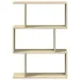 Librería divisora 3 niveles madera roble Sonoma 70x24x97 cm by , Bookcases and shelves - Ref: Foro24-858113, Price: 41,55 €, ...