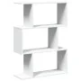 Librería divisor 3 niveles madera ingeniería blanco 70x24x97 cm by , Bookcases and shelves - Ref: Foro24-858111, Price: 45,62...
