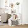 Librería divisor 3 niveles madera ingeniería blanco 70x24x97 cm von , Bücherregale und Regale - Ref: Foro24-858111, Preis: 47...