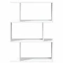 Librería divisor 3 niveles madera ingeniería blanco 70x24x97 cm by , Bookcases and shelves - Ref: Foro24-858111, Price: 45,62...